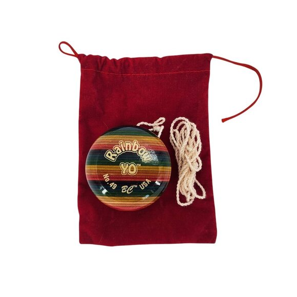 Vintage BC Classic Rainbow No. 49 Yo-Yo Champion Hardwood Made in USA - Picture 8 of 8